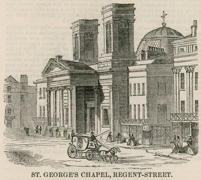 St Georges Chapel, Regent Street, Londra da English School