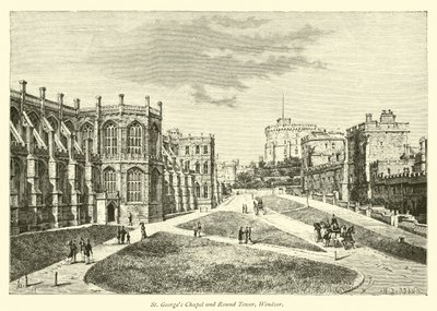 Cappella di San Giorgio e Torre Rotonda, Windsor da English School
