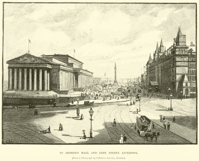 St Georges Hall e Lime Street, Liverpool da English School