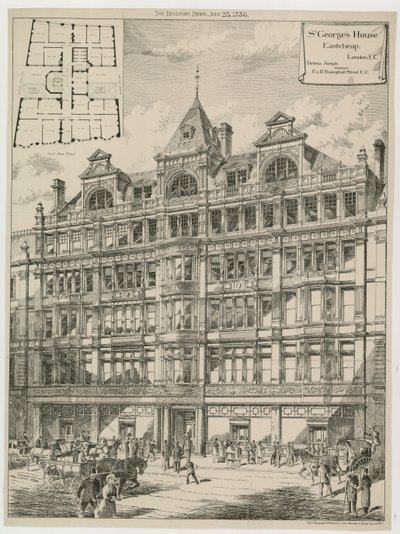 St Georges House, Eastcheap, Londra da English School