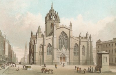 Cattedrale di St Giles e High Street - Edimburgo da English School