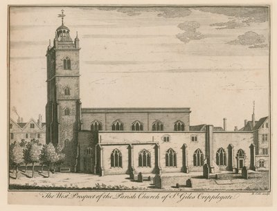 San Giles, Cripplegate, Londra da English School