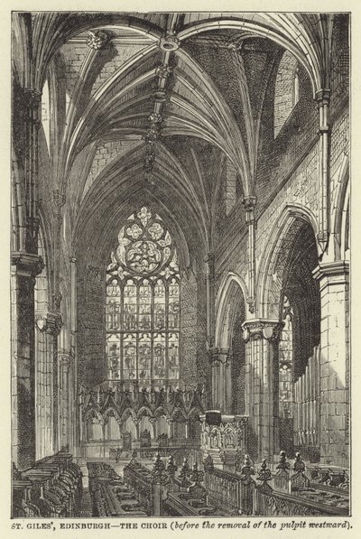 St Giles, Edimburgo, il coro da English School