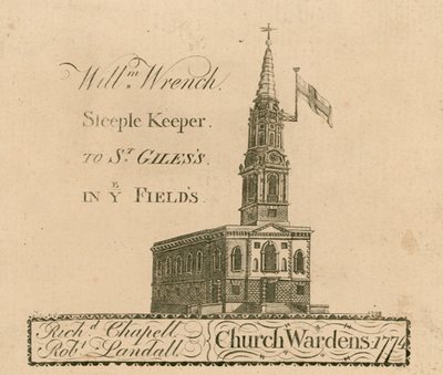 St Giles in the Fields, Londra da English School