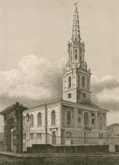 St Giles in the Fields, Londra da English School