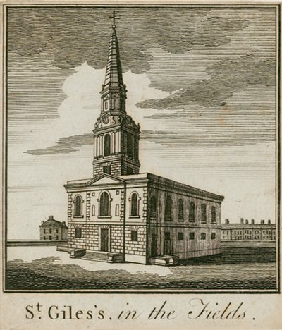 St Giles in the Fields, Londra da English School