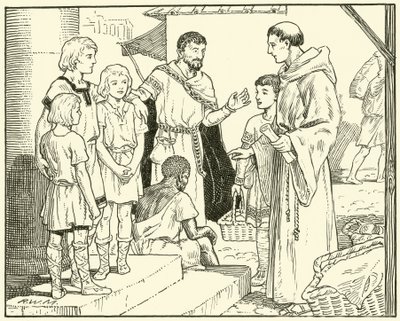 San Gregorio e gli schiavi inglesi da English School