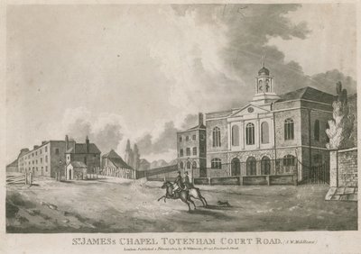 Cappella di San Giacomo, Tottenham Court Road, Londra da English School