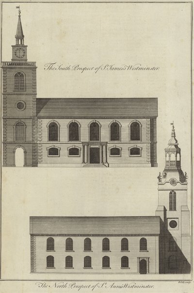 Chiesa di St James e Chiesa di St Anne, Westminster da English School