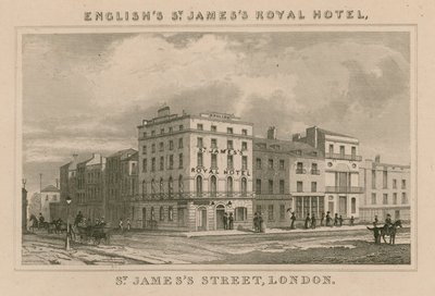 St Jamess Royal Hotel, St Jamess Street, Londra da English School