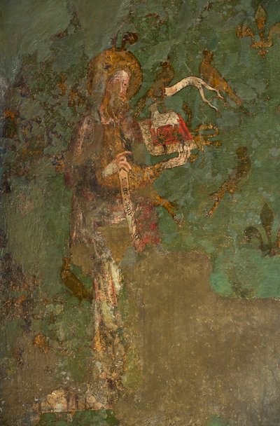 San Giovanni Battista (dettaglio del murale della Byward Tower) da English School