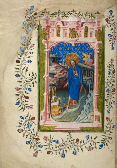 San Giovanni Battista, con Agnus Dei 1405-10 da English School