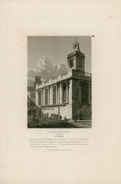 Santa Maria Maddalena, unita con San Gregorio, Knightrider Street, Londra da English School