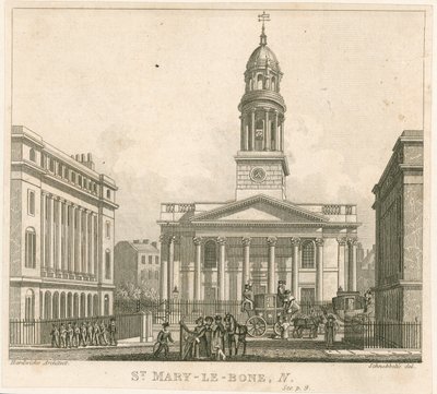 Chiesa di St Marylebone, Londra da English School