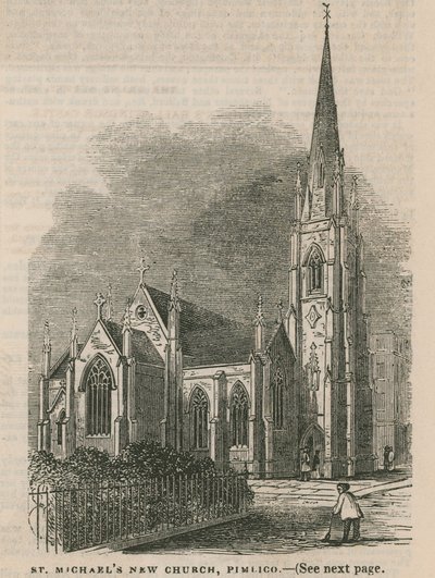 Nuova chiesa di San Michele a Pimlico da English School
