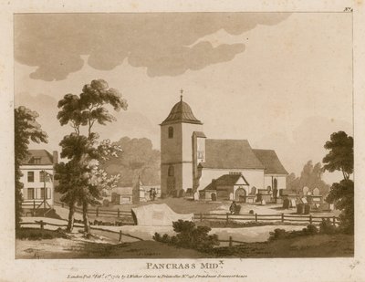 Chiesa di St Pancras, Londra, Middlesex da English School