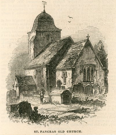 Vecchia Chiesa di St Pancras, Londra da English School