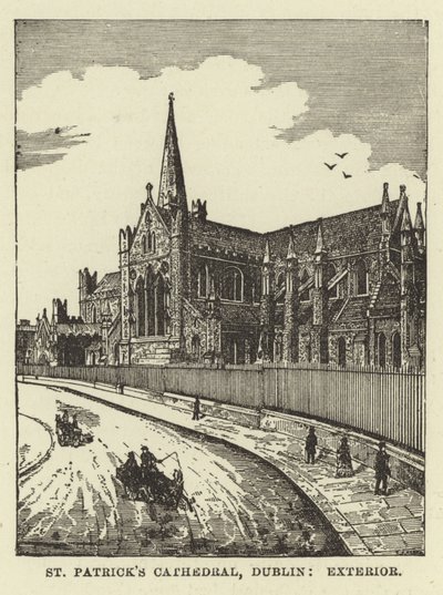 Cattedrale di San Patrizio, Dublino, esterno da English School