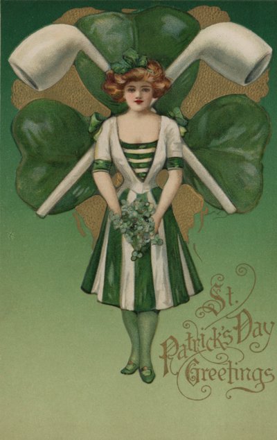 Cartolina del giorno di San Patrizio da English School