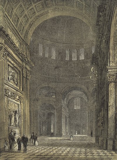Cattedrale di San Paolo, Interno della Cupola, vista verso il Transetto Nord da English School