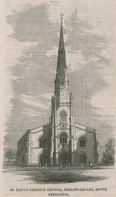 Chiesa del Distretto di St Paul, Onslow Square, South Kensington da English School