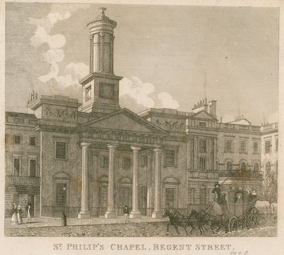 St Philips Chapel, Regent Street, Londra da English School