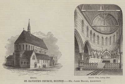 Chiesa di San Salvatore, Hoxton, Architetto Mr James Brooks da English School
