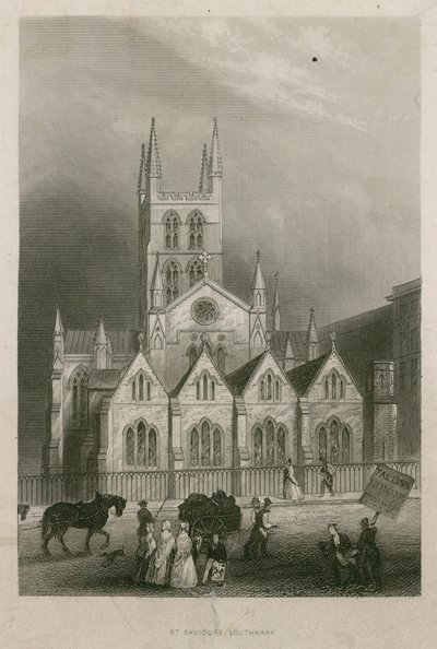 Chiesa di San Salvatore, Southwark, Surrey da English School