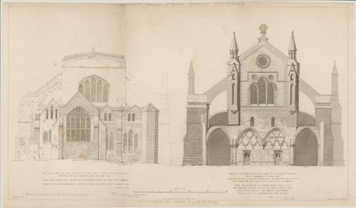 Chiesa di San Salvatore, precedentemente St Mary Overies, Southwark da English School
