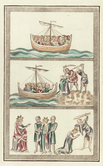 Santa Orsola con le sue compagne vergini, martirio di Santa Orsola, martirio di Sant