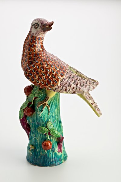 Figura di uccello di Staffordshire, c.1750-1850 da English School