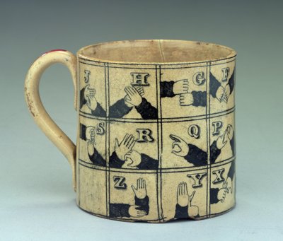 Tazza di Staffordshire raffigurante l