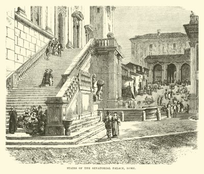 Scale del Palazzo Senatorio, Roma da English School