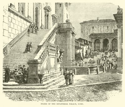 Scale del Palazzo Senatorio, Roma da English School