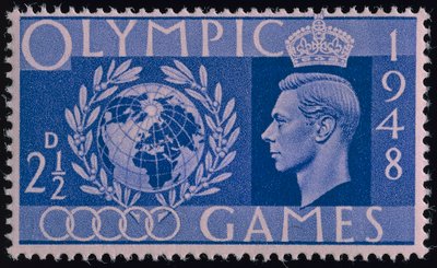 Francobollo commemorativo delle Olimpiadi di Londra del 1948 da English School