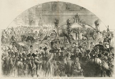 Processione di Stato di Sua Maestà per aprire il Parlamento da English School