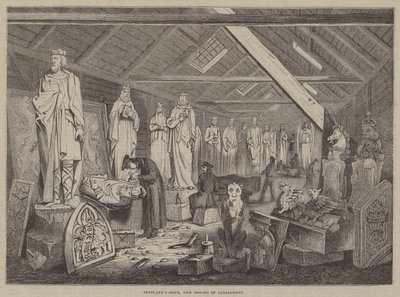 Sala delle Statue, Nuove Case del Parlamento da English School