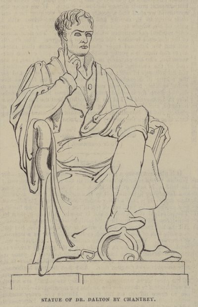 Statua del Dr Dalton di Chantrey da English School