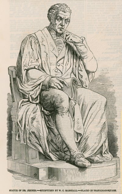 Statua del Dr Jenner da English School