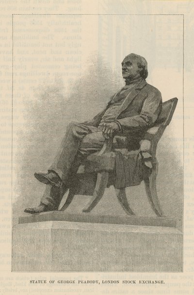 Statua di George Peabody da English School