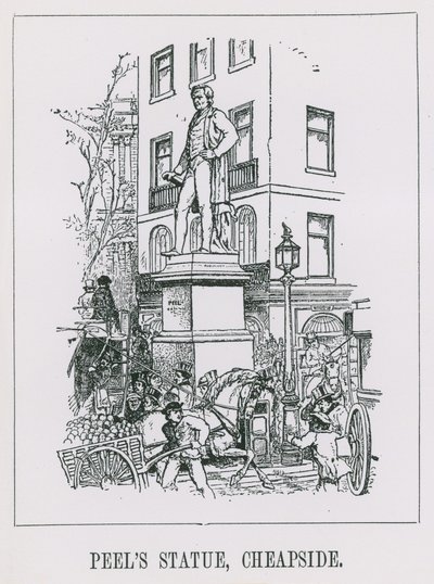 Statua di Peel da English School