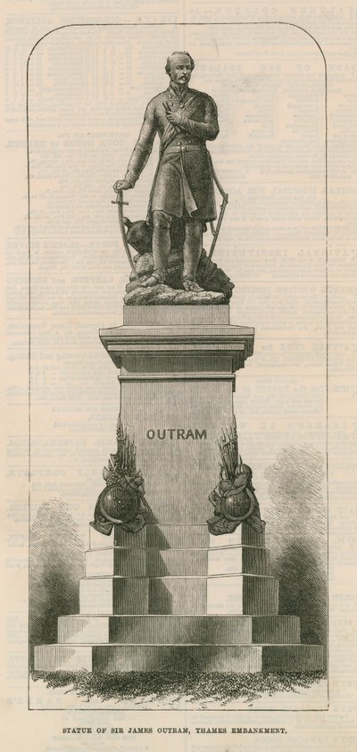 Statua di Sir James Outram da English School