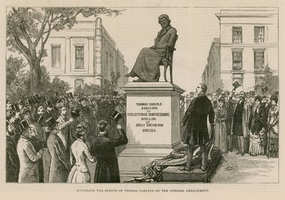 Statua di Thomas Carlyle da English School