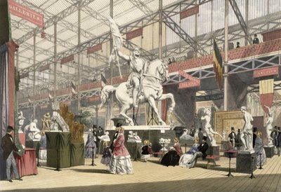 Statue nella sezione belga della Grande Esposizione del 1851, da 