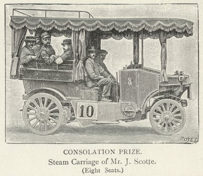 Carrozza a vapore di Mr J Scotte da English School