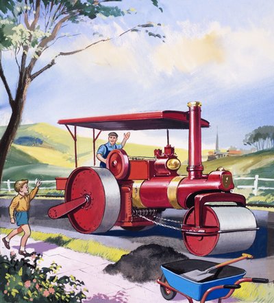 Conducente di rullo compressore da English School