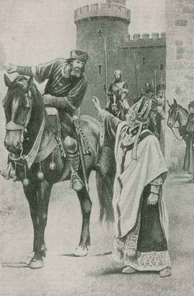 Stephen Langton avverte Re Giovanni da English School