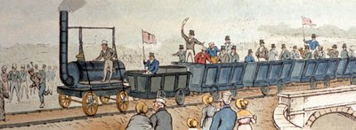 Stockton-Darlington Railway. circa 1830 da English School