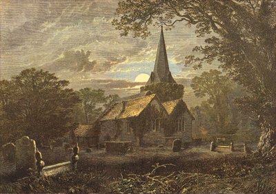 Cimitero di Stoke Poges, scena dell
