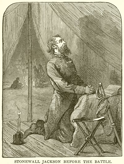 Stonewall Jackson prima della battaglia da English School
